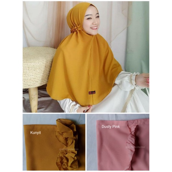 Bergo Aulia /  Bergo Tali Kriting / Jilbab Murah / jogja