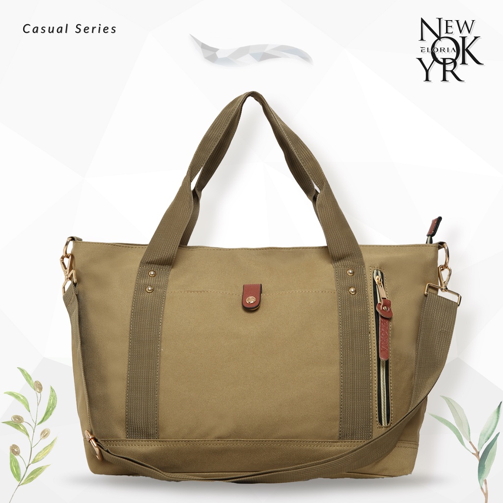 Eloria New York Tas Tote Bag Selempang Wanita Traveling Eloria Casual