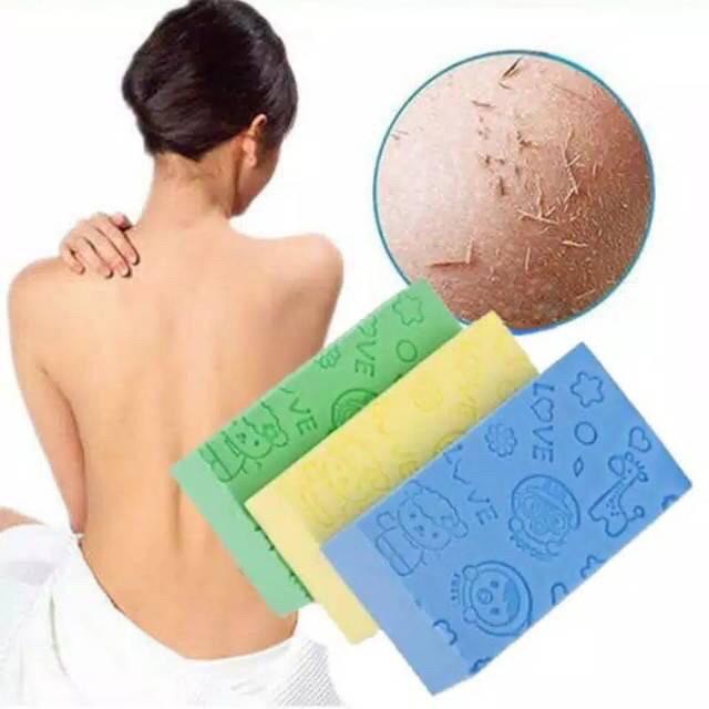 (FO)Spons Mandi Sponge Daki Spon Busa Pengangkat Kotoran Pembersih Badan Kaki Alat Gosok Sabun Bath Soap