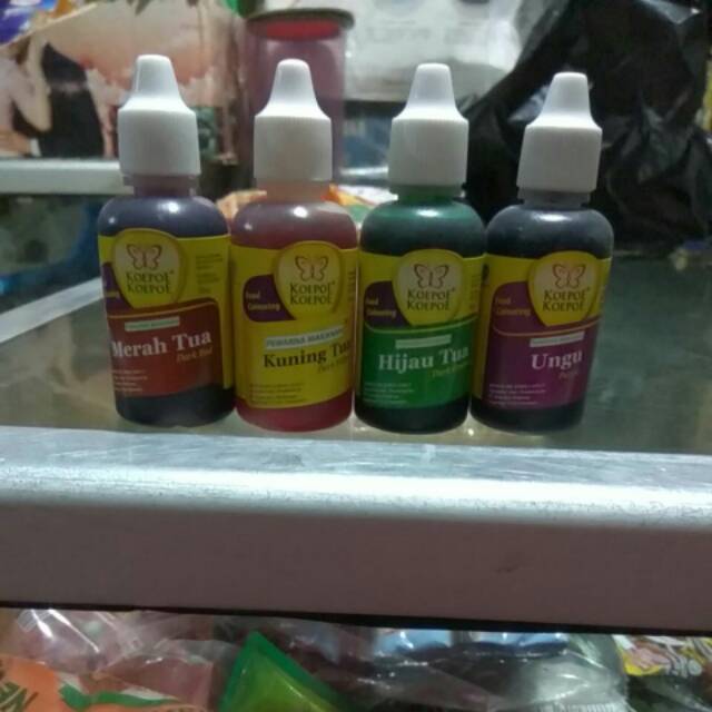 

Pewarna Makan ( Gincu) Koepoe2 30 cc