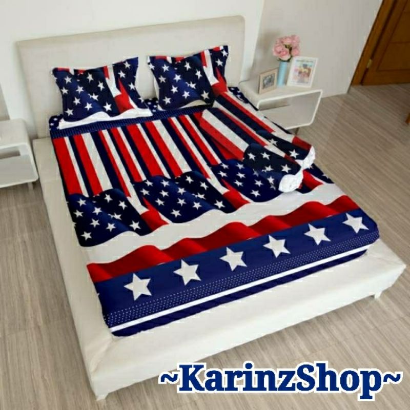 Sprei Lady Rose Queen 160 160x200 USA STAR STARS