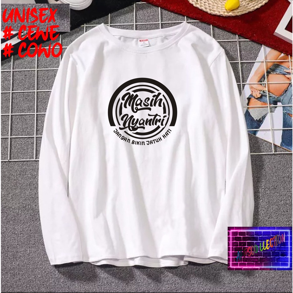 COD/ KAOS MASIH NYANTRI LENGAN PJG/KAOS TULISAN/KAOS HIT/KAOS SANTRI KEKINIAN/KAOS DAKWAH PAKAIAN PRIA PESANTREN KATA KATA VIRAL 2021/KAOS ISLAM/SANTRIWATI/KAOS HITS 2021/KAOS BERGAMBAR /KAOS TULISAN/KAOS EKSPRESI/KAOS PRIA /TSHIRT PRIA DAN WANITA /