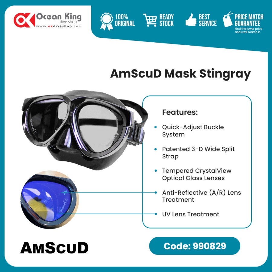 MASK AMSCUD STINGRAY