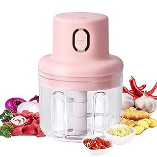 (BISA COD) Blender Mini Chopper Portable 210 ml - Blender Daging - Blender Bumbu Dapur USB CHARGING Multifungsi