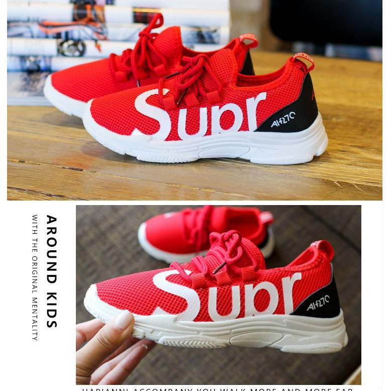littlekiddoss SH18183 Sepatu Kets Sneaker Anak Premium 28-37 Sepatu Fashion Anak Import Termurah