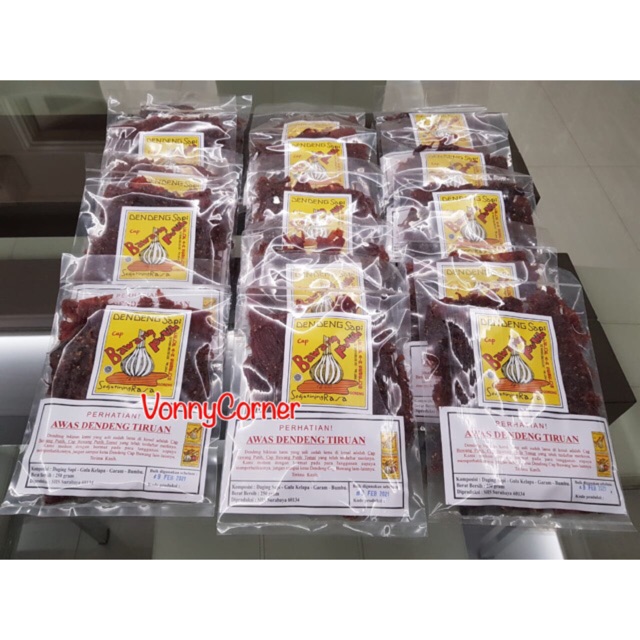 

Dendeng Sapi Istimewa cap Bawang Putih ENAK GURIH MURAH PRAKTIS BISA DISIMPAN LAMA