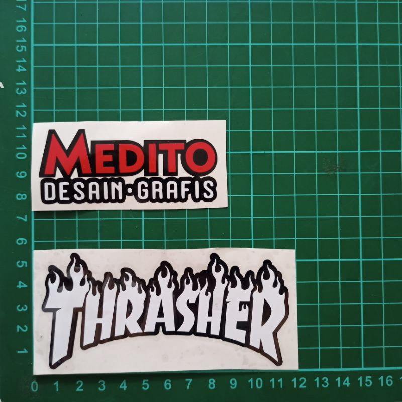 Sticker Cutting THRASHER