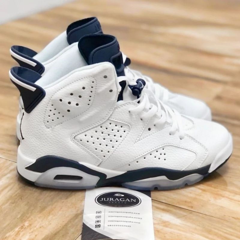 black and white jordan 6s