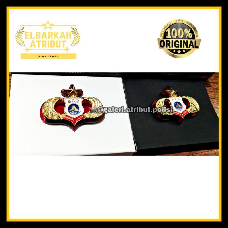 PIN SAR BINTANG AKRILIK MIROR