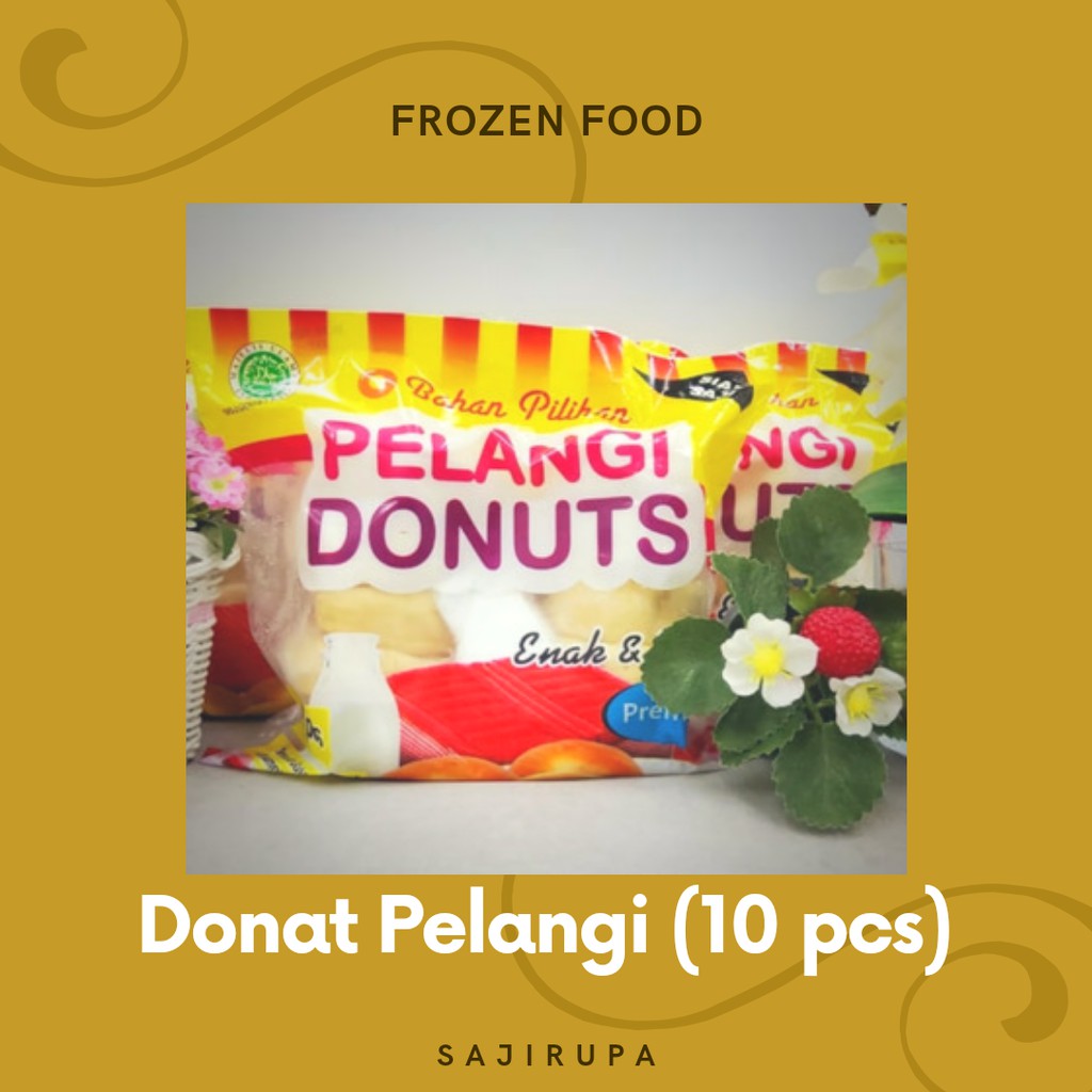 

Donat Pelangi Isi 10 Pcs
