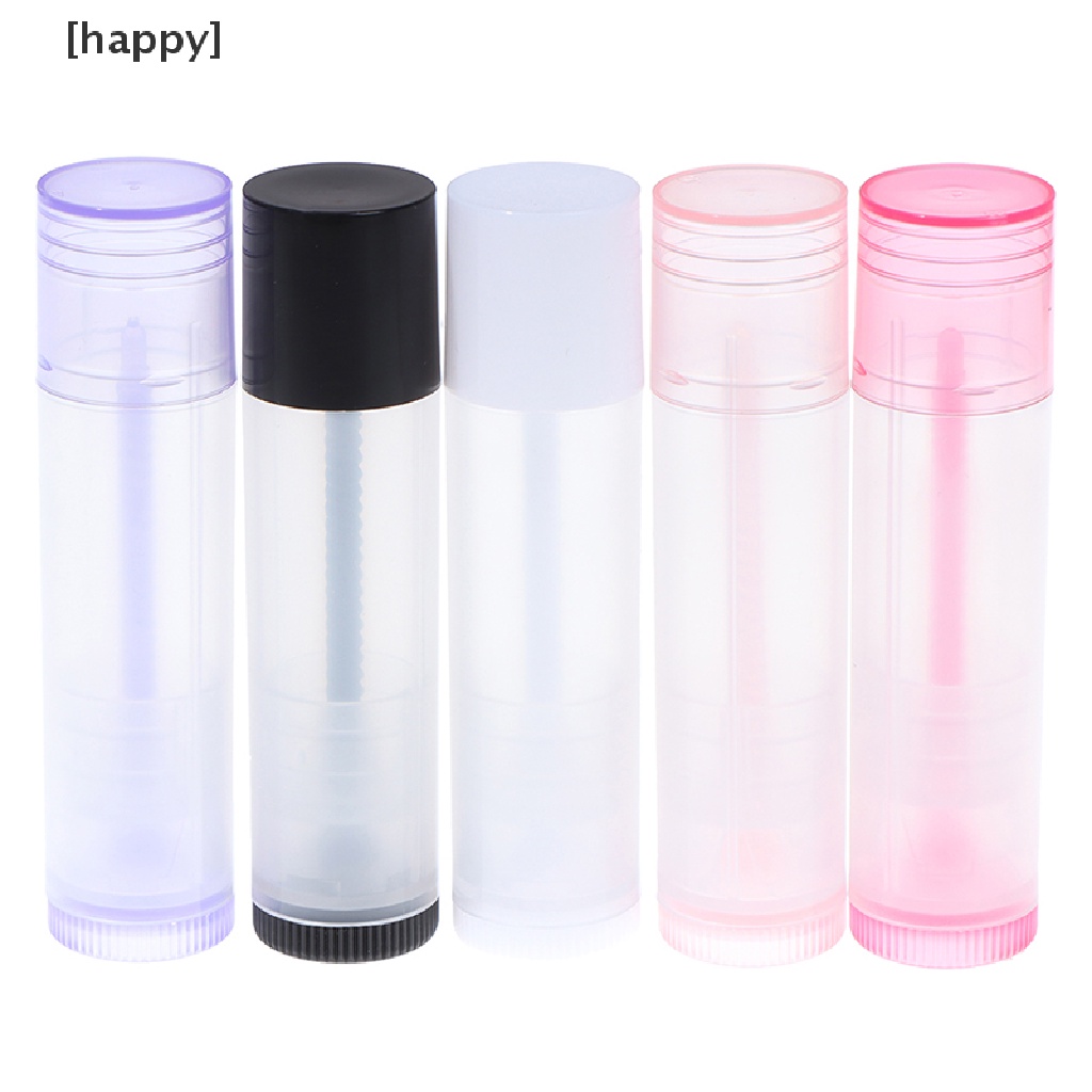 HA 5Pcs 5ml Empty Lip Gloss Tubes Cosmetic Containers Lipstick Tube Travel Makeup ID