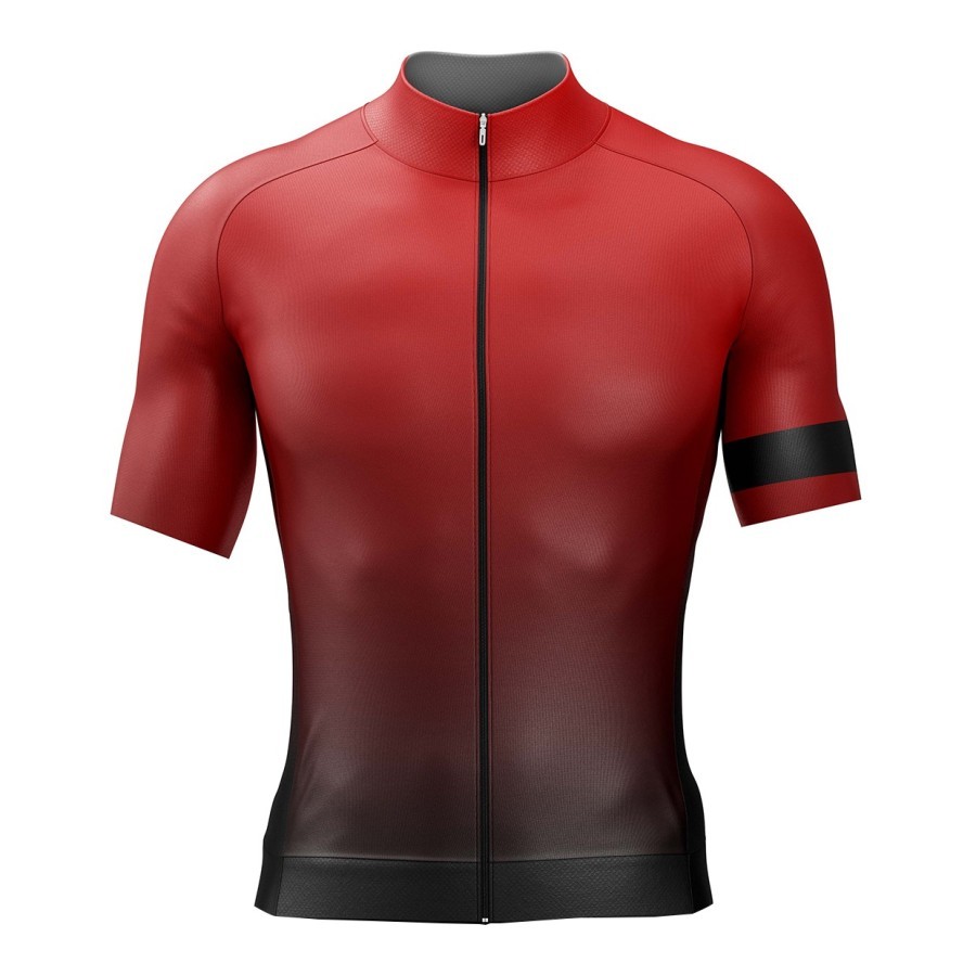 JERSEY ROADBIKE MERAH HITAM
