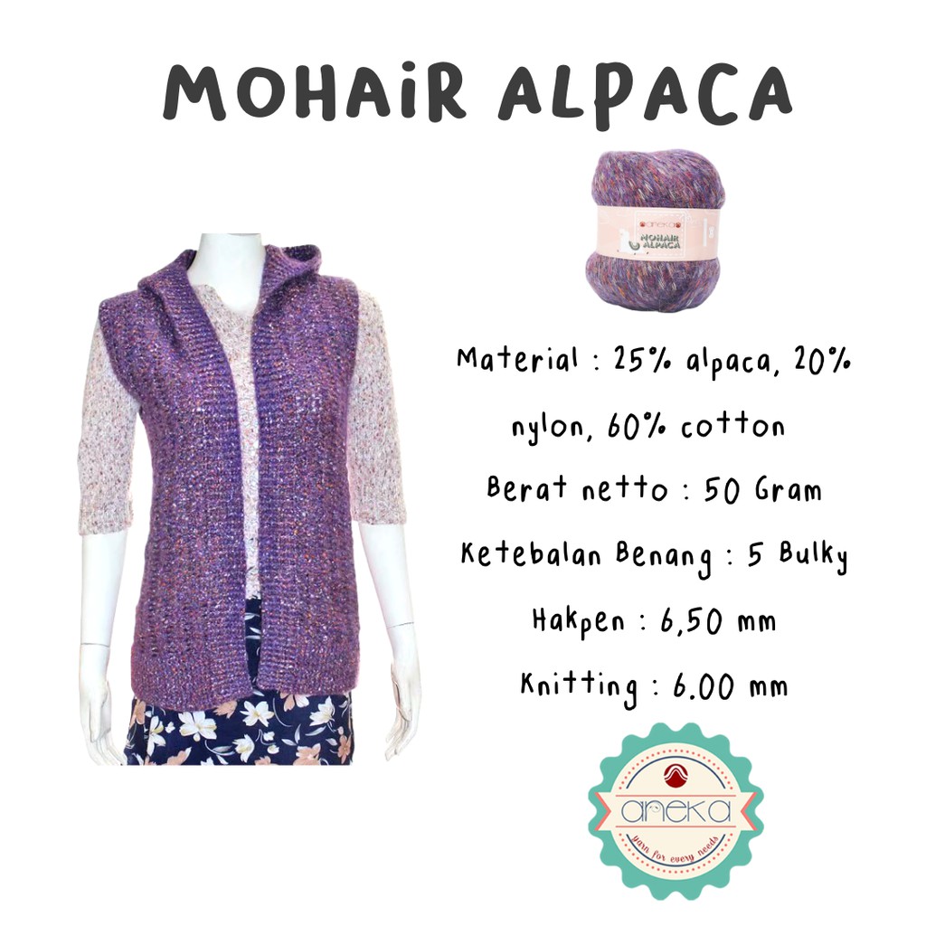 KATALOG - BENANG MOHAIR ALPACA / MOHAIR ALPACA YARN