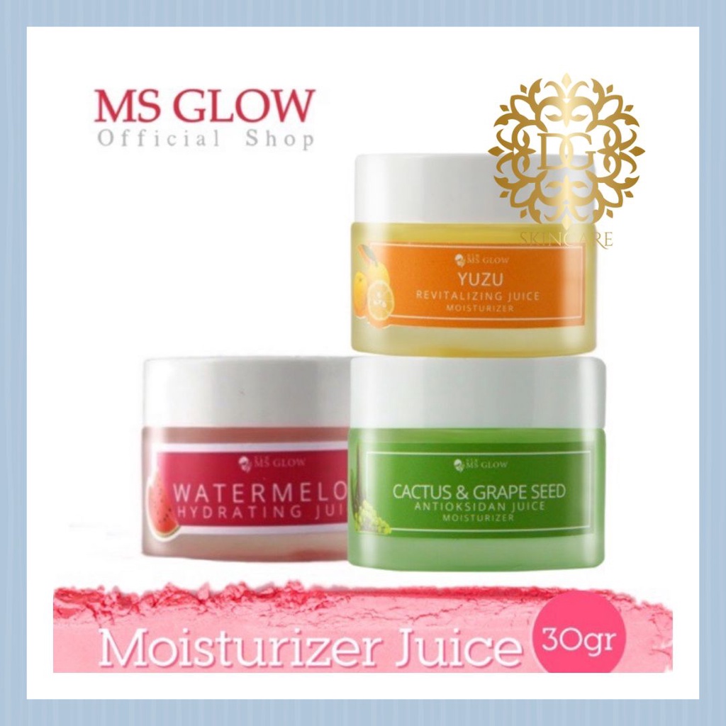 {ORIGINAL BPOM} MS GLOW MOISTURIZER YUZU|CACTUS|WATERMELON