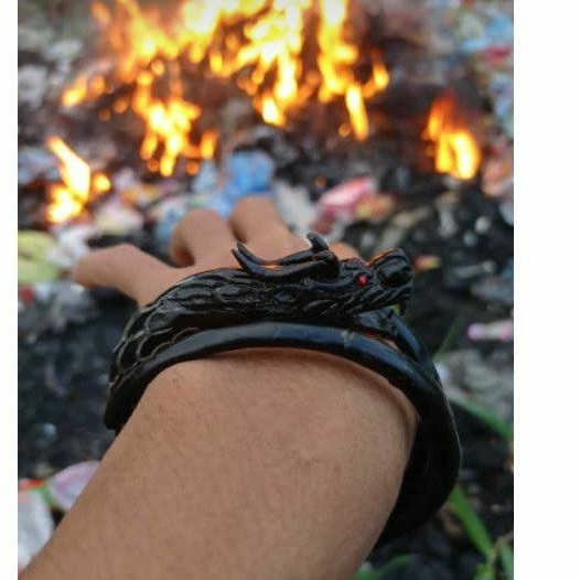 GELANG AKAR BAHAR/GELANG AKAR BAHAR ASLI UKIR NAGA GALAK