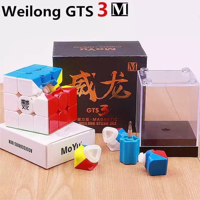 Pelumas Rubik - Rubik Yongjun - Rubik Kubus Moyu Weilong Gts3M / Gts 3M / Gts 3 M Magnetic Speed