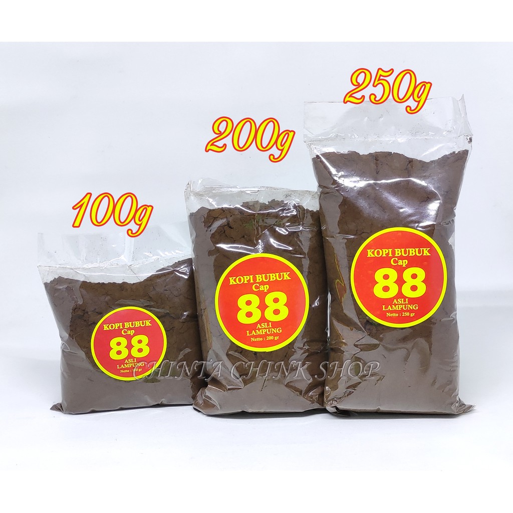 

Kopi Bubuk Cap 88 Robusta Asli Lampung