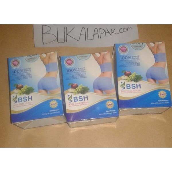 BEST Pelangsing Badan - Bsh ( Body Slim Herbal ) ASLI