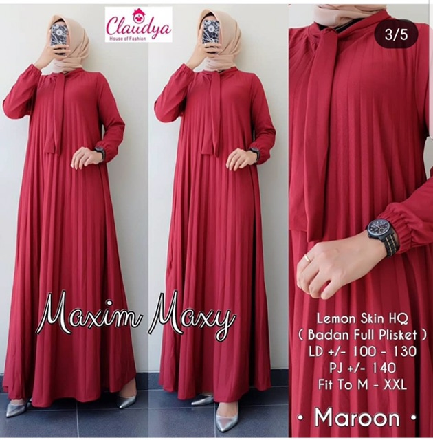 Maxim maxy dress plisket