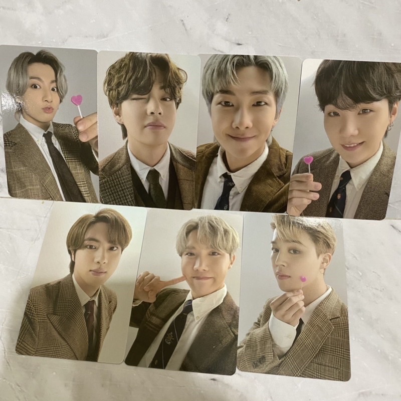 BTS festa d day calendar Pc PhotoCard Official D9 Suga taehyung rm jin jungkook jk jimin v j hope