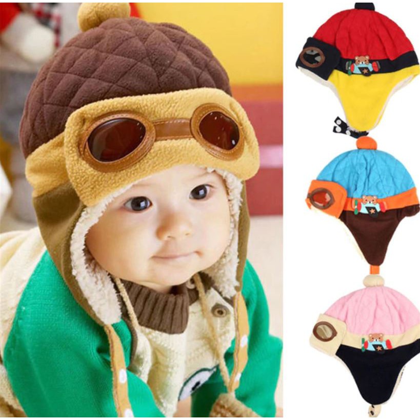 Kupluk Pilot Hat/kupluk anak /topi bayi /topi anak /kupluk bayi