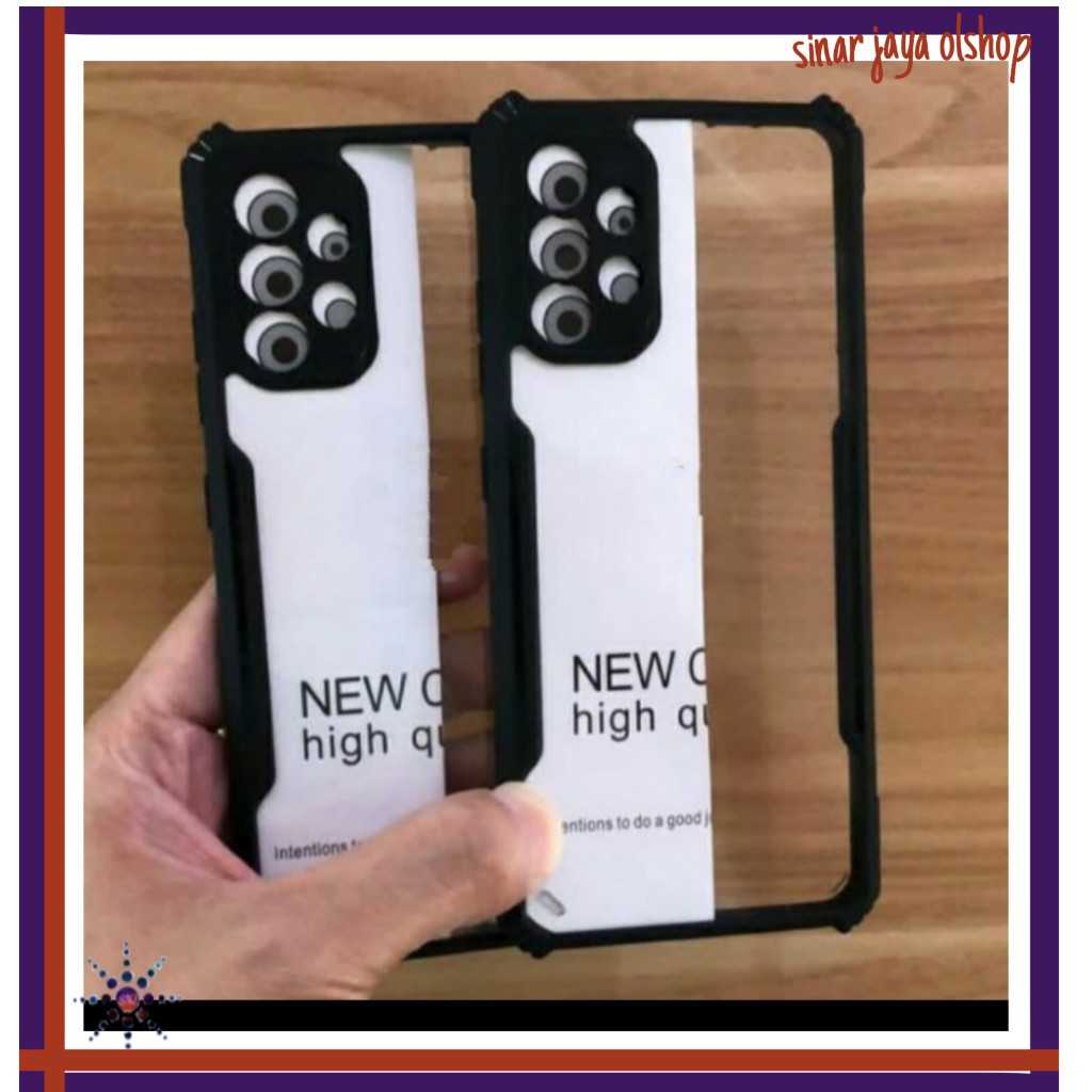 Case Samsung Galaxy A72 Armor Transparan Premium SoftHard Casing 202