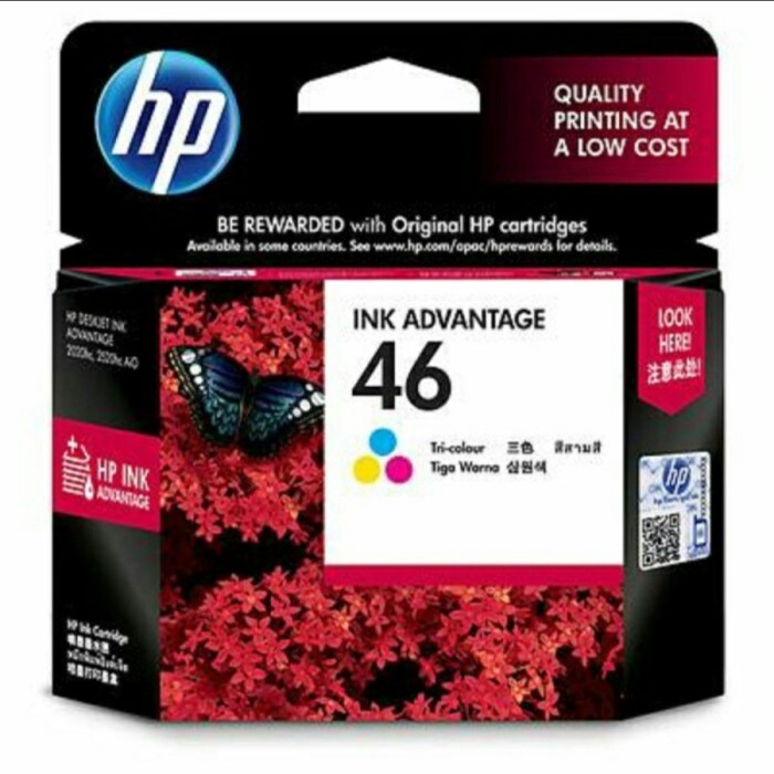 

T6Etfe4E Tinta Hp 46 Black / Colour Ink Advantage Cartridge Original - Color E57Dtgfe