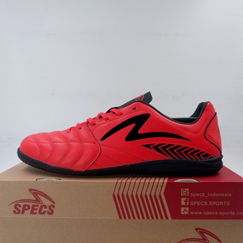 Sepatu Futsal Specs Azteca IN Emperor Red Black 401173 Original BNIB