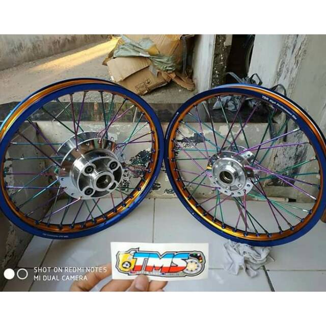 Velg Jari Jari TDR Twu Tone Set Motor Tiger Revo - Mega Pro Plus Stell