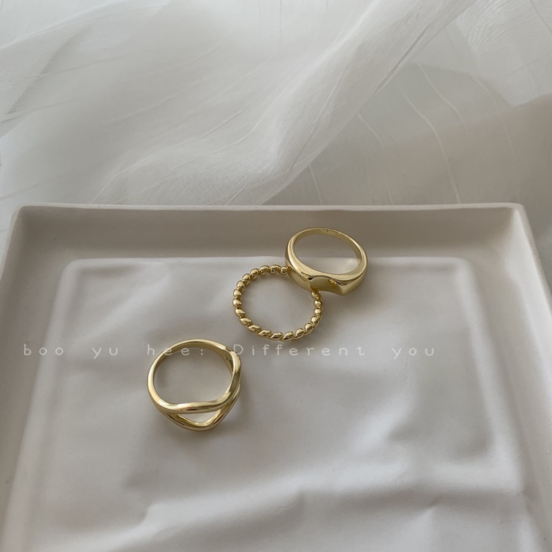 Three-piece Ring Accessories Fashion Personality Trendy Simplicity