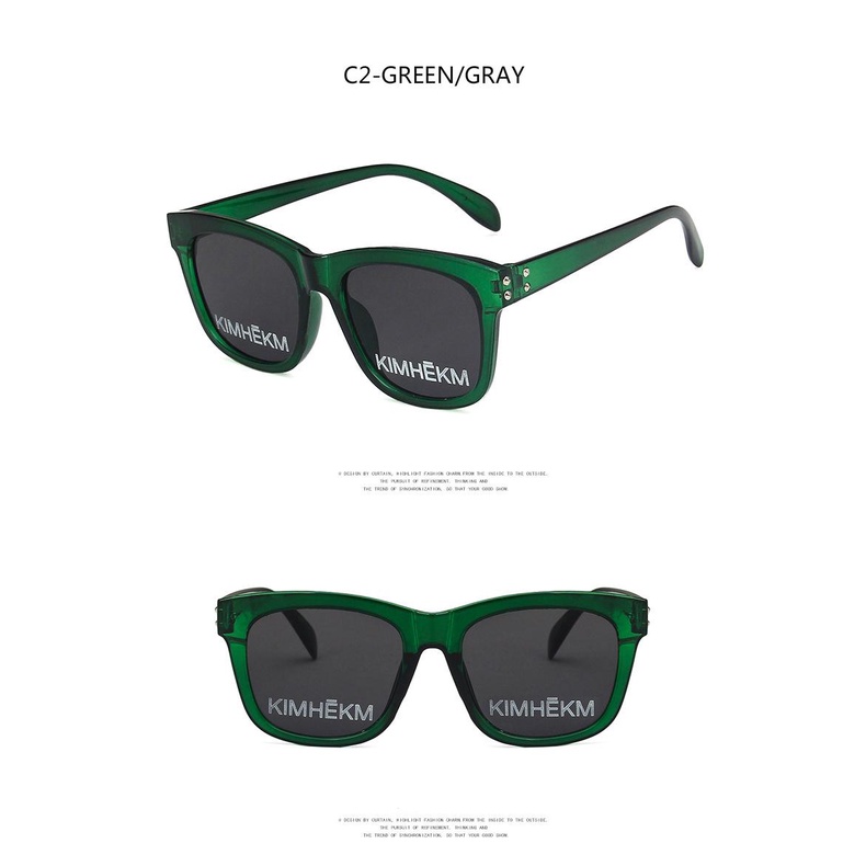 2020 new KIMHEKIM letters retro fashion sunglasses