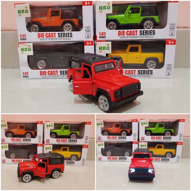 Diecast Jeep Rubicon - Diecast Mobil Jeep Murah