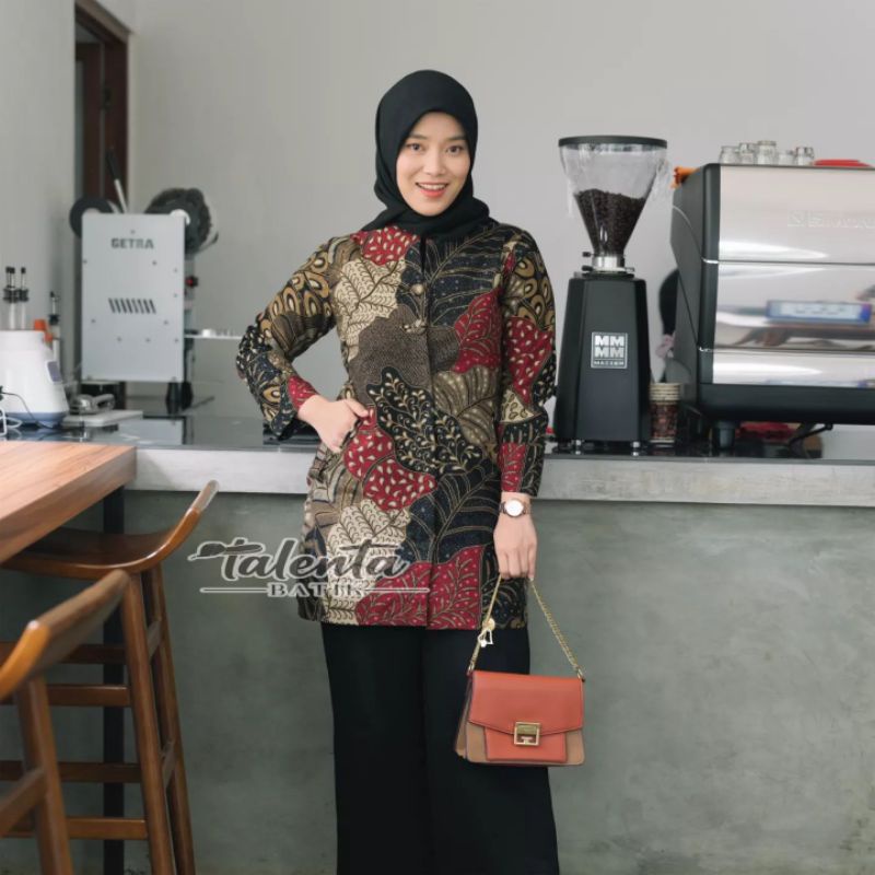 batik pria panjang katun baturaden Lapis furing batik Couple seragam kantor tunik batik