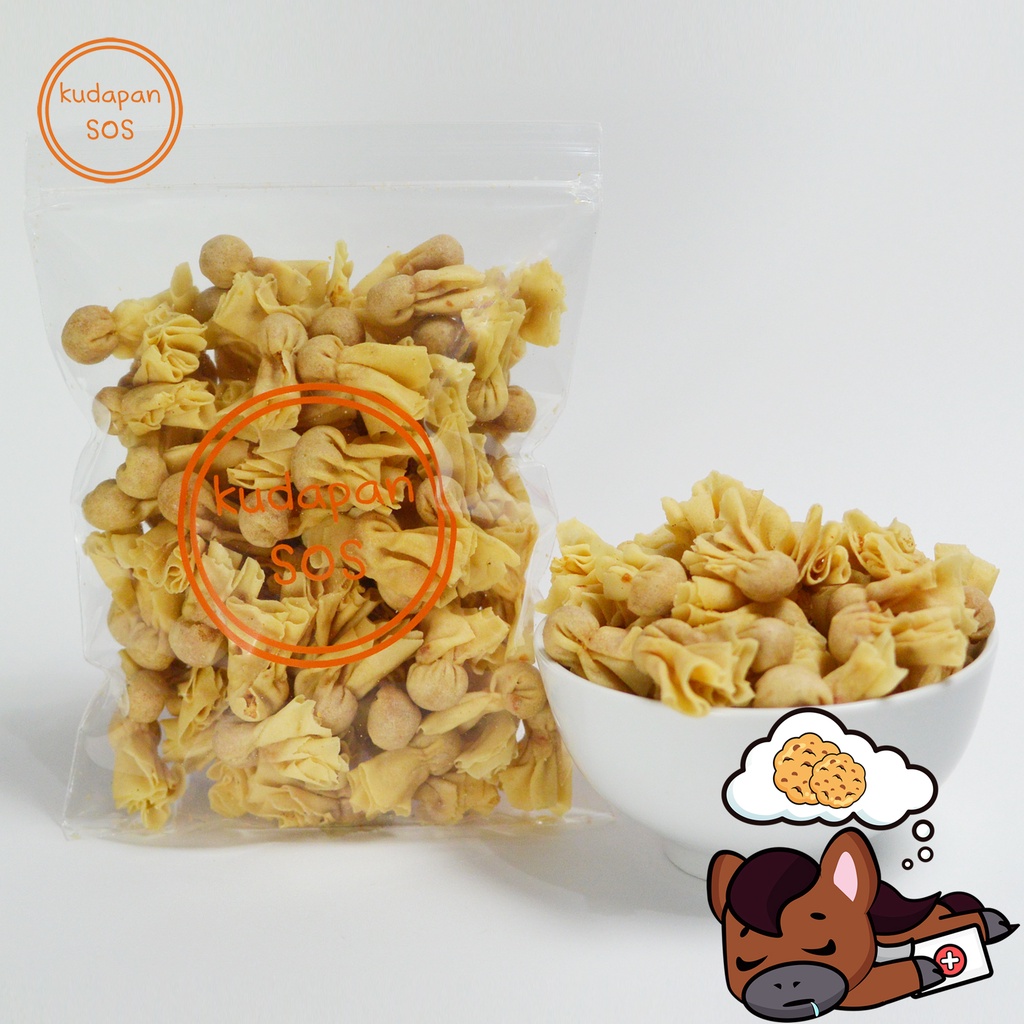 

Cemilan Kue Kering Pangsit Ekado Abon