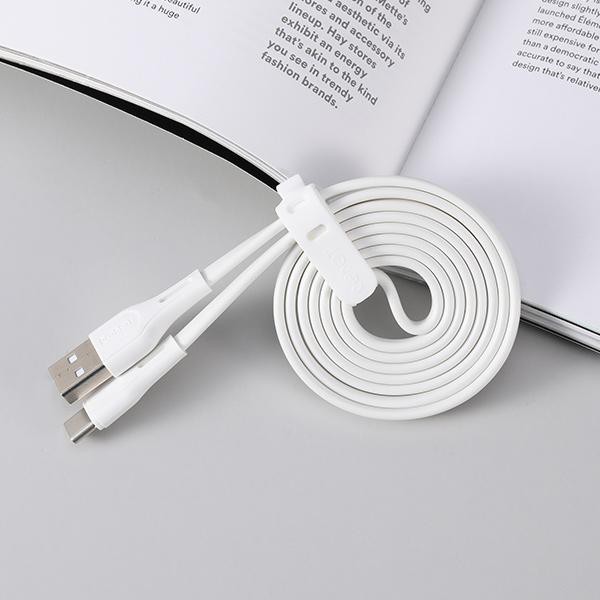 Kabel Data USB Charger Robot TYPE - C RDC100S RDC 100 S RDC100 2.4A White XIAOMI OPPO VIVO HUAWEI