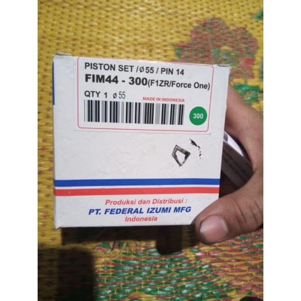 Piston Kit FIZR F1 Merk FIM / Piston Kit Fizr Os 300 / Piston Kit Paket Fizr os 300 / Paket Piston K
