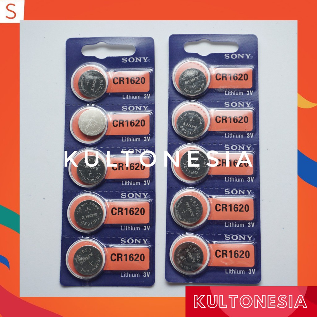 BATERAI SONY CR1620 CR 1620 CR-1620 BATREI KANCING JAM TANGAN ORIGINAL