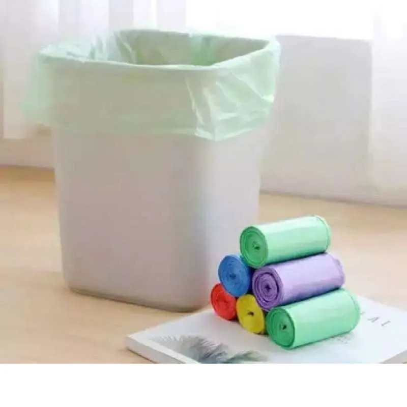 [DEASHOP] KANTONG PLASTIK SAMPAH GULUNGAN SZ 50x45cm / Disposable Garbage Bag (1 ROLL ISI 20 PCS)