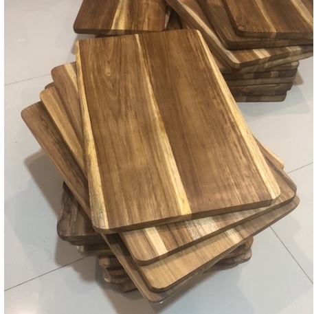 Papan Jati 50x30 Talenan kayu Wooden Cutting Board Talenan Kayu Jati