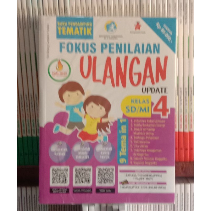 

buku pendamping tematik Fokus penilaian ulangan SD/MI KELAS.4-9 KURIKULUM.2013 BERDASARKAN PERMENDIKBUD NO.37 TAHUN 2018