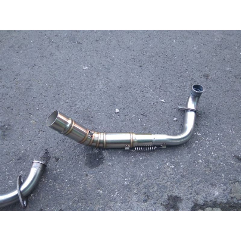 pipa leher knalpot beat dan Scoopy inlet38