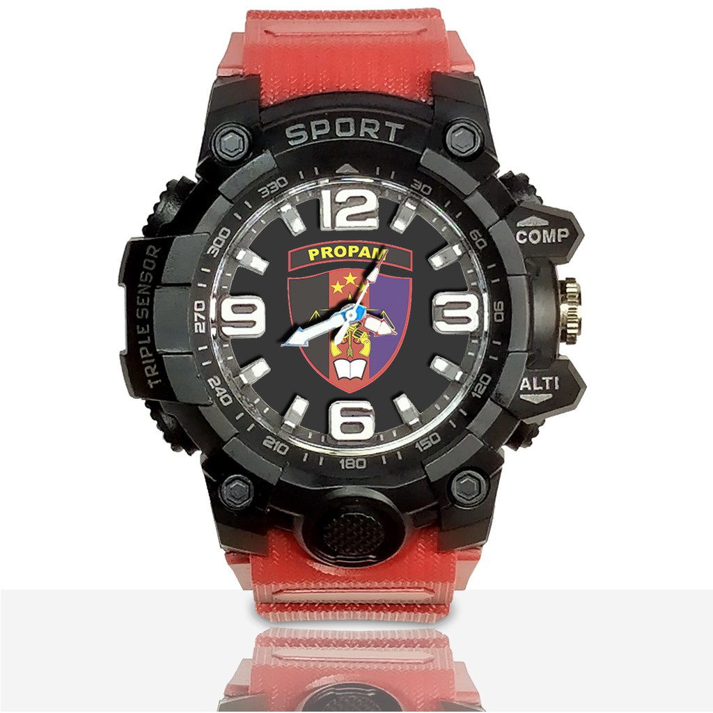 Jam Tangan Custom PROPAM Ruber- Water Resistant