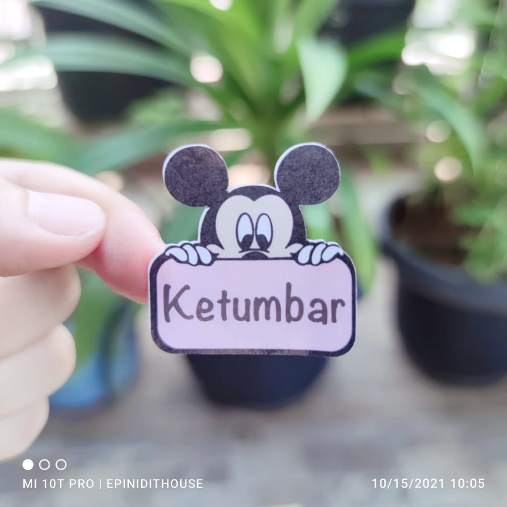 

Stiker Toples Mickey Mouse Label Nama Bumbu Dapur Tempel Anti Air Murah