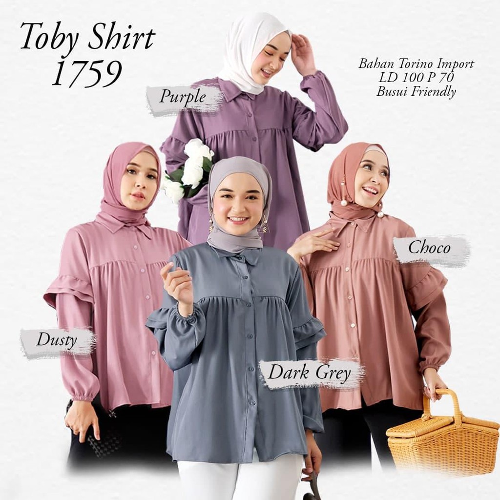 TOBY SHIRT / TORINO IMPORT / BLOUSE / ATASAN