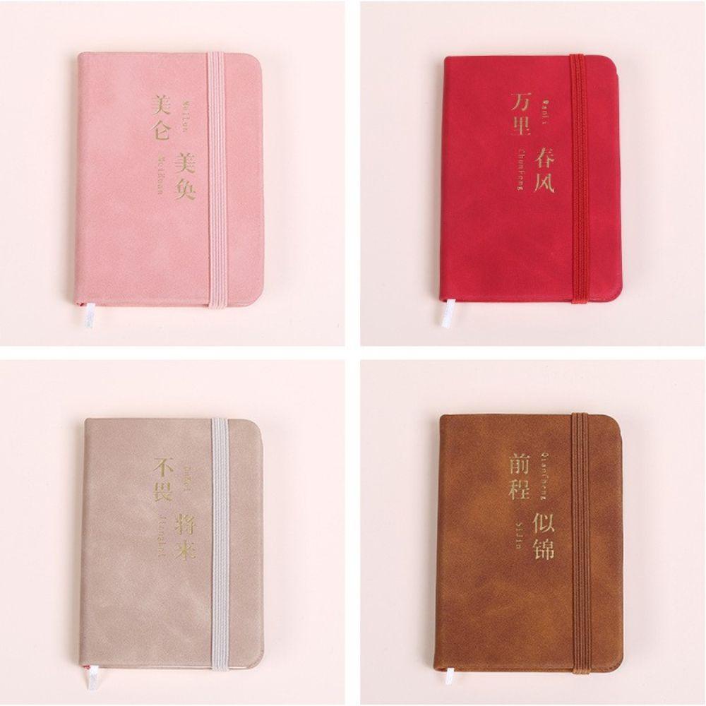 Lanfy Pocket Notebook Mini Perlengkapan Kantor Alat Tulis Siswa Diary Memo Book