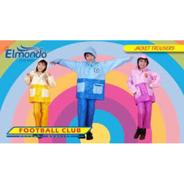 JAS HUJAN STELAN ANAK 5 SAMPE 8 TAHUN MOTIF BOLA ELMUNDO FOOT BALL 303