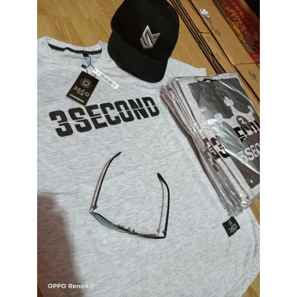 Kaos 3second Kaos Pria Distro Baju Kaos Pria Original bm grlt 3second