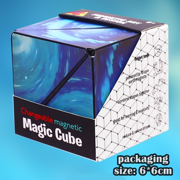 [ORGM] Mainan Edukasi Rubik Cube Magnetic Cube Kreatif Kubus Magnet Souvenir Kado Anak