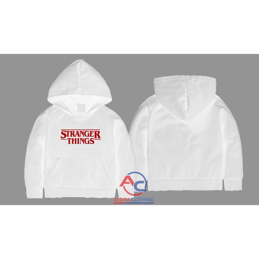 stranger things white hoodie