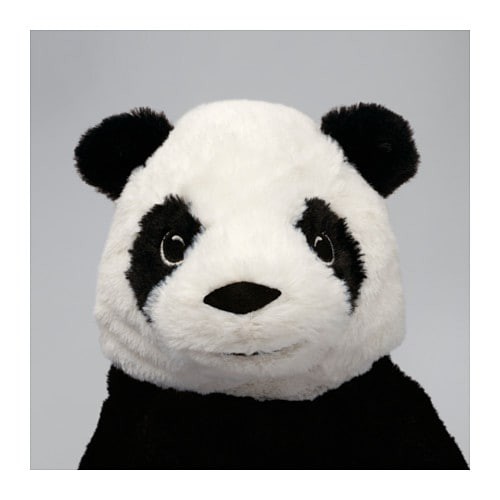 KRAMIG Boneka Panda putih hitam